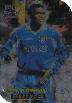 Marcel Desailly Chelsea 1999 Futera Fans' Selection Vortex #V1